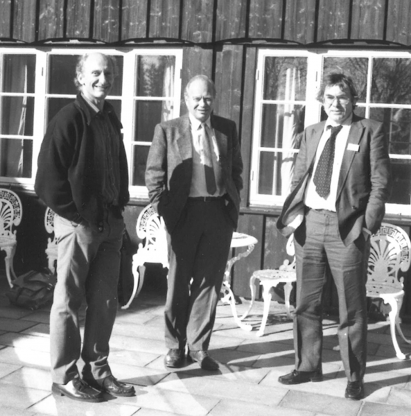Nils Roll-Hansen, Tore Olsen og Hans Skoie.