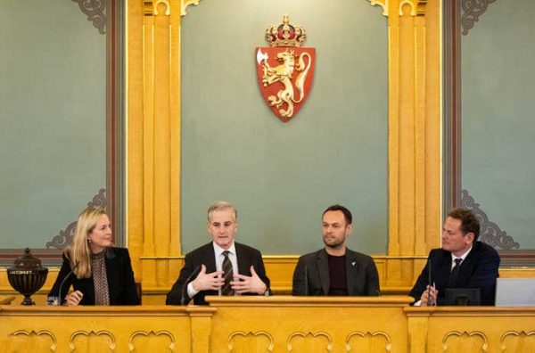 Konferanse på Stortinget.